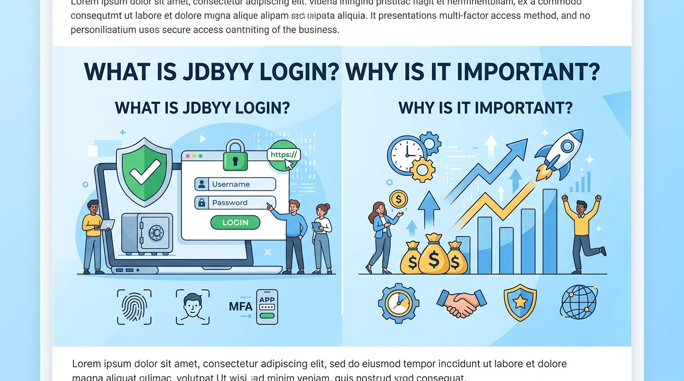 JDBYY Login ဆိုတာ ဘာလဲ။ ဘာကြောင့် အရေးကြီးတာလဲ။